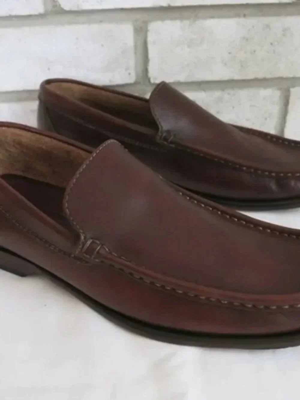 TJ Comfort Men's Leather Fashion Moccasin Loafer Shoe 43